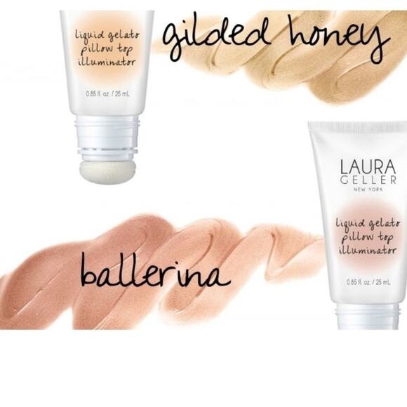 Laura Geller LG liquid gelato pillow top illuminator gilded honey new - Picture 4 of 10